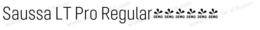 Saussa LT Pro Regular字体转换